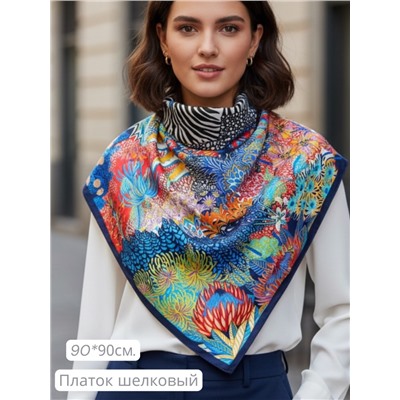 Платок шелковый Люкс "Миледи" Арт 2427/4