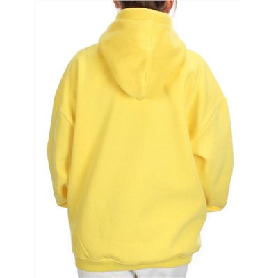 KD721 YELLOW Худи женское на флисе