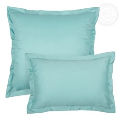 Наволочки (2 шт) из сатина Бирюзовый Арт Дизайн