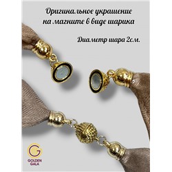 Платок на шею с украшением Артикул 2455/19