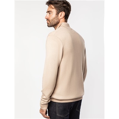 Джемпер жаккардовой вязки из пряжи двух оттенков