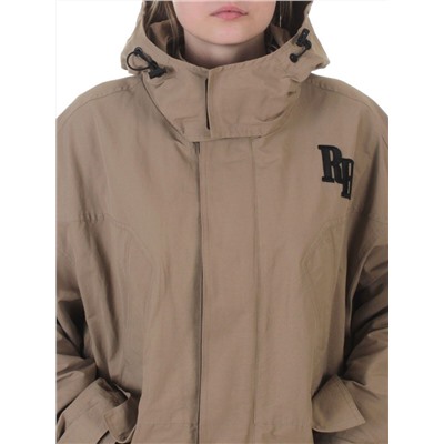 3097 DK. BEIGE Куртка демисезонная женская (100 гр. холлофайбер)