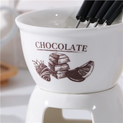 Фондюшница керамическая Chocolate, 350 мл