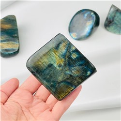 Радуга Самоцветов Срез (экран) из камня Лабрадор полированный в ассортименте