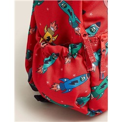 Kids' Water Repellent Rocket Nursery Backpack