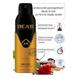 Дезодорант Beas W536 Guerlain La Petite Robe Noire For Women deo 200 ml, Дезодорант женский Beas W536 создан по мотивам аромата Guerlain La Petite Robe Noire