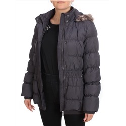 B-37 DARK GREY Куртка зимняя женская NO NAME (100 гр. холлофайбер)