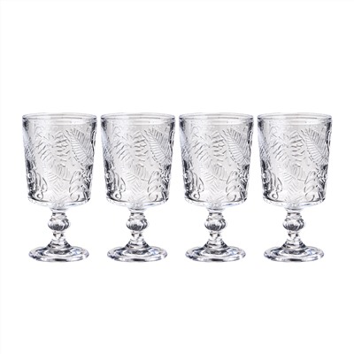 НАБОР БОКАЛОВ ИЗ 4 ШТ. "FLORA" 350 МЛ/16 СМ