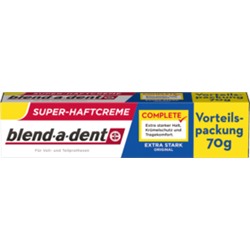 blend-a-dent Complete extra stark Сверхсильный крем для фиксации зубных протезов, 70 г