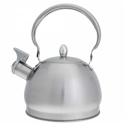 Чайник со свистком 2 л из нержавеющей стали, индукционное дно WEBBER BE-0560