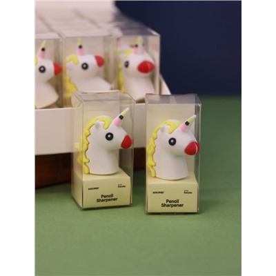 Точилка для карандашей "Magic unicorn", red, шоу-бокс 24 шт.