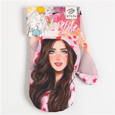 Варежка Этель Love Life "Волшебница" 26*16 см, 100% п/э