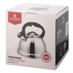 ЧАЙНИК AGNESS СО СВИСТКОМ, 3,1 Л
