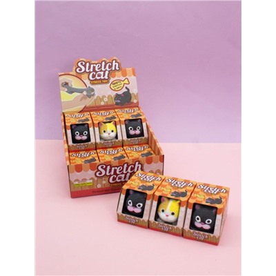 Мялка - антистресс «Soft cat», шоубокс 12 шт.