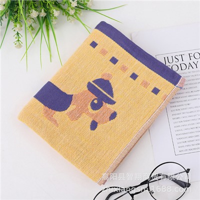 Gauze cartoon children's sweat towel, wholesale