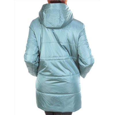 22-309 GREY-GREEN Куртка демисезонная женская AKiDSEFRS (100 гр. синтепон)