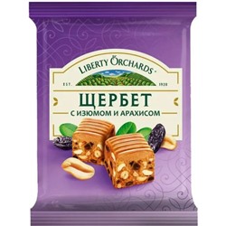 Щербет с изюмом и арахисом Liberty Orchards 140г/КДВ