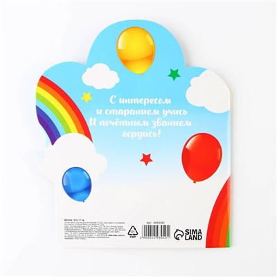 Диплом на выпускной «Выпускника детского сада», 14.5×17 см, 350 г/м²