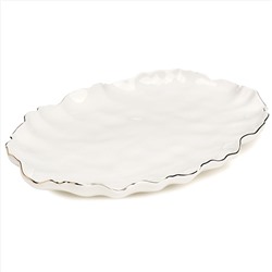 БЛЮДО ОВАЛЬНОЕ LEFARD "CHARM" 30,5*21*3 СМ (С ЗОЛОТОЙ ЛИНИЕЙ)