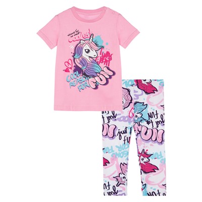 Комплект для девочки: футболка, леггинсы