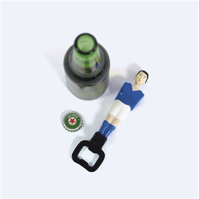 Открывалка для бутылок Foosball, голубая