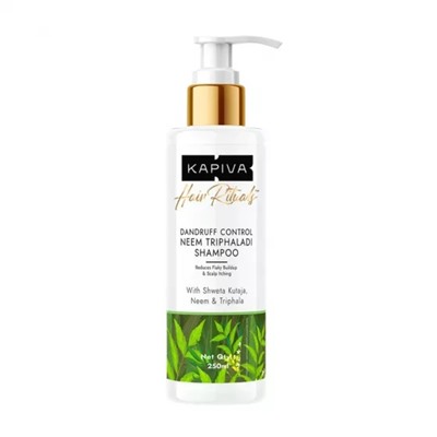 Шампунь от перхоти Ним Трифалади (250 мл), Dandruff Control Neem Triphaladi Shampoo, произв. Kapiva