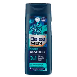 Balea MEN  Duschgel Sport Гель для душа для мужчин 3в1: тело, лицо и волосы 300мл