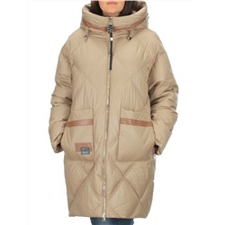 9782 BEIGE Куртка зимняя женская (200 гр. холлофайбера)