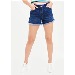Raw Hem Denim Shorts