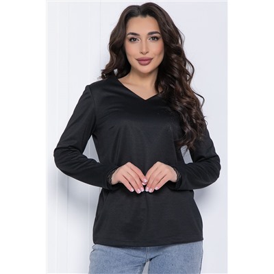 Блуза Палермо (черная) Б12530-25