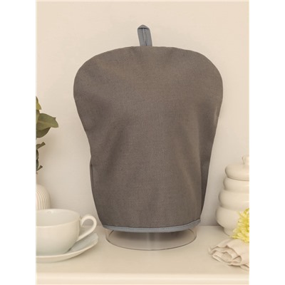 Грелка на чайник Этель Home collection grey 28×28 см, 45% лён, 55% хлопок