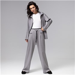 Брюки с карманами спереди, Красота в движении (серые)