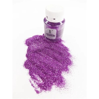 Декоративные блёстки LUXART LuxGlitter (сухие), 20 мл, размер 0.2 мм, розовые