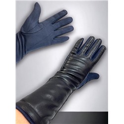 Перчатки женские удлиненные сенсорные Арт 20А Цвет темно-синий