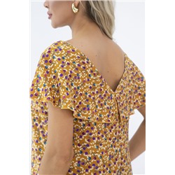 Платье Вечер свиданий (горчица) П13584-16М