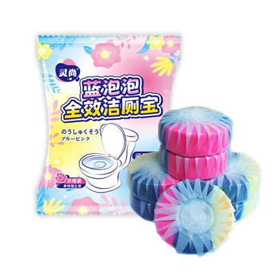 Таблетка очищающая для сливного бачка унитаза ТРЕХЦВЕТНАЯ, 1 шт. * 50 гр.