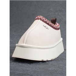 04-X85 BEIGE Угги зимние женские (натуральная замша, натуральная шерсть)