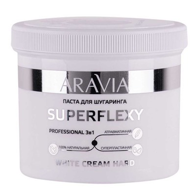Сахарная паста для шугаринга Superflexy White Cream, Aravia, 750 г
