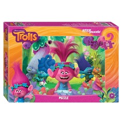Пазлы Trolls, 120 элементов, МИКС