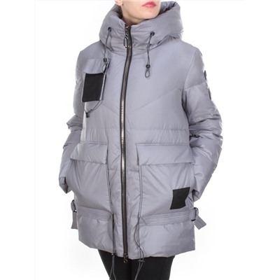 8912 GRAY Куртка зимняя женская CORUSKY (200 гр. холлофайбера)