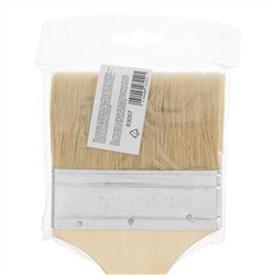 Кисть плоская "Евро" 4", натуральная щетина, деревянная ручка MTX