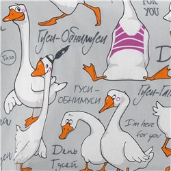 КПБ Гуси-гагатуси серый яселька Трейд