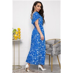 Платье Вечер свиданий (ярко-голубое) П13681-16М