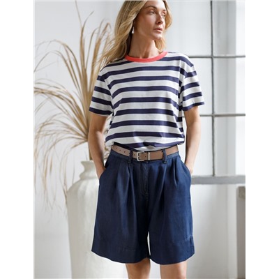 Шорты "бермуды" из струящегося лиоцелла