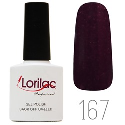 Гель лак Lorilac Professional № 167 10 ml