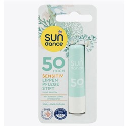 SUNDANCE Lippenpflegestift sensitive Солнцезащитная гигиеническая помада Уход за губами Sensitive SPF 50, 4,8 г