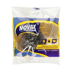 Novax Скребок нержавеющий металлический 1шт