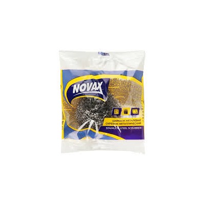 Novax Скребок нержавеющий металлический 1шт