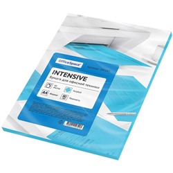 Бумага цветная OfficeSpace intensive А4, 80г/м2, 50л. (голубой)