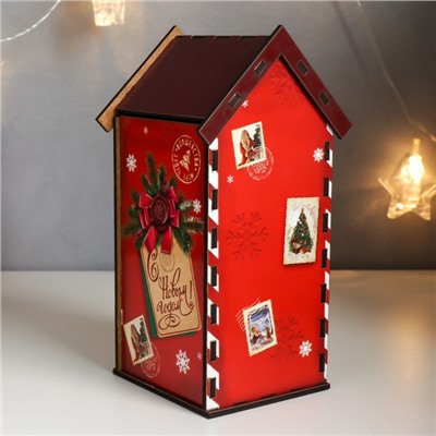 Чайный домик «Новогодняя почта», 20×10.5×9.5 см